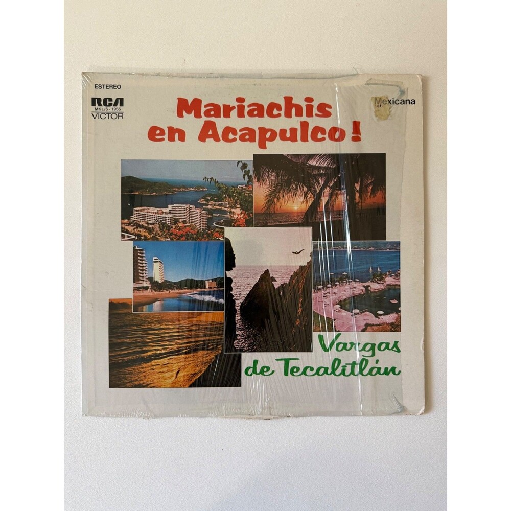 Mariachis en Acapulco Vargas De Tecalitlan LP RCA MKL/S 1955 Shrink Import VG+